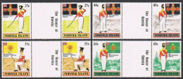 Norfolk 302-305 Gutter, MNH. Michel 298-301. British Army Uniforms, 1982. - Norfolkinsel