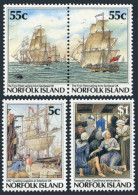 Norfolk 417-420, MNH. Mi 417-420. Commission Of Gov. Phillip, 200th Ann. 1987. - Isola Norfolk