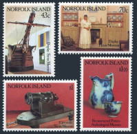 Norfolk 504-507, MNH. Michel 502-505. Museums 1991. Ship's Bow,House. Pottery. - Norfolkinsel