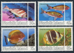 Norfolk 339-342, MNH. Michel 335-338. Reef Fish 1984. - Norfolk Eiland