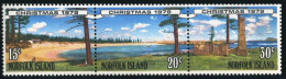 Norfolk 251-253b, 253a, MNH. Mi 234-236, Bl.3. Christmas 1979. Emily Bay Beach. - Norfolk Eiland