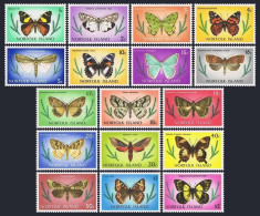 Norfolk 201-217, MNH. Michel 184-200. Butterflies 1976-1977. - Norfolk Island