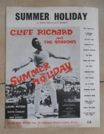 PARTITION SUMMER HOLIDAY CLIFF RICHARD And THE SHADOWS - Partitions Musicales Anciennes