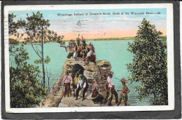 INDIENS - Winnebago Indians At Demon's Anvil, Wisconsin River - Indiens D'Amérique Du Nord