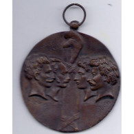 Médaille Les 4 Sergents De LA ROCHELLE - Professionali / Di Società