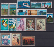 Franz. Polynesien Jahrgang 1974 Postfrisch #NH340 - Sonstige & Ohne Zuordnung