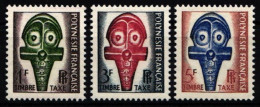 Franz. Polynesien Portomarken 1-3 Postfrisch #NH342 - Other & Unclassified