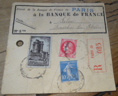 Etiquette BANQUE DE FRANCE - 1939 ............BOITE1.......... 526 - 1921-1960: Periodo Moderno