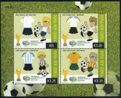 Papua New Guinea 1216 Ad Sheet,MNH. World Soccer Cup Germany-2006. - Papua Nuova Guinea