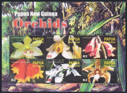Papua New Guinea 1124 Af Sheet,MNH. Orchids 2004. - Papouasie-Nouvelle-Guinée
