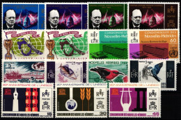 Neue Hebriden Jahrgang 1966 Postfrisch Franz. Ausgabe #NH381 - Vanuatu (1980-...)