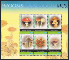 Papua New Guinea 1180 Af,1181 Sheets,MNH. Mushrooms,2005. - Papouasie-Nouvelle-Guinée