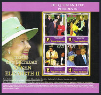 Papua New Guinea 1208-1209 Ad Sheets,MNH. Queen Elizabeth,80th Birthday,2006. - Papouasie-Nouvelle-Guinée