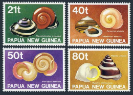 Papua New Guinea 750-753, Lightly Hinged. Michel 631-634. Shells 1991. - Papua Nuova Guinea