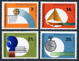 Papua New Guinea 328-331, Hinged. Mi 203-206. Pacific Games, 1971. Basketball, - Papua New Guinea