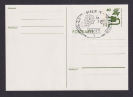 Briefmarken Berlin Ganzsache 40 Pfg. Unfallverhütung SST Berlin 12 Polizei - Storia Postale