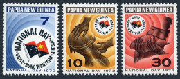 Papua New Guinea 352-354, MNH. Michel 227-220. National Day, 1972. Conch. - Papua-Neuguinea