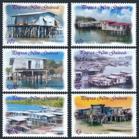 Papua New Guinea 1078-1083,MNH. Coastal Villages,2003. - Papouasie-Nouvelle-Guinée