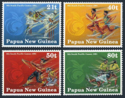 Papua New Guinea 771-774,MNH.Mi 636-639. South Pacific Games,1991.Baseball,Rugby - Papua Nuova Guinea