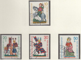 BRD  612-615, Gestempelt, Jugend: Minnesänger, 1970 - Used Stamps