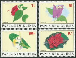 Papua New Guinea 907-910,MNH.Michel 787-790. Flowers 1996.Hibiscus,Bougainvillea - Papouasie-Nouvelle-Guinée