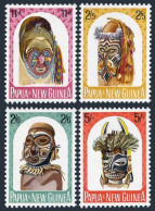 Papua New Guinea 178-181, MNH. Michel 52-55. Carved Heads, 1964. - Papua Nuova Guinea