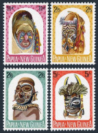 Papua New Guinea 178-181, MNH. Michel 52-55. Carved Heads, 1964. - Papouasie-Nouvelle-Guinée