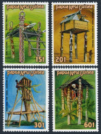 Papua New Guinea 616-619, MNH. Michel 492-495. Ritual Structures, 1985. - Papouasie-Nouvelle-Guinée