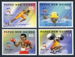 Papua New Guinea 992-995,996,MNH.Michel 885-888,Bl.19. Olympics Sydney-2000. - Papouasie-Nouvelle-Guinée