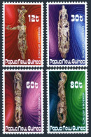 Papua New Guinea 632-635, MNH. Mi 516-519. Nombowai Cave Funerary Totems, 1985. - Papouasie-Nouvelle-Guinée