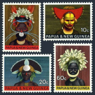 Papua New Guinea 253-256, MNH. Michel 127-130. Headdress 1968. - Papua New Guinea