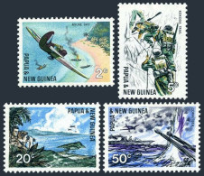 Papua New Guinea 245-248, MNH. Michel 119-122. WW II Battles In Pacific, 1967. - Papua-Neuguinea