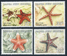 Papua New Guinea 682-685, MNH. Michel 553-556. Starfish 1987. - Papua New Guinea