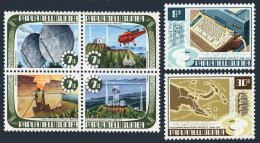 Papua New Guinea 359-364, MNH. Mi 234-239. Relay Station, Map, Helicopter, 1973. - Papua New Guinea