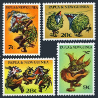 Papua New Guinea 336-339, MNH. Michel 211-214. Masked Dancers 1971. - Papúa Nueva Guinea