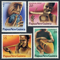 Papua New Guinea 491-494, MNH. Michel 360-363. Musical Instruments, 1979. - Papúa Nueva Guinea