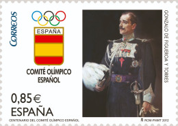 España 2012 Edifil 4732 Sello ** Deportes Centenario Del Comite Olimpico Español Gonzalo De Figueroa Y Torres - Nuevos