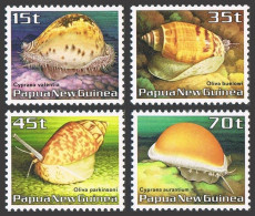 Papua New Guinea 636-639, MNH. Michel 516-519. Conch Shells 1986. - Papúa Nueva Guinea