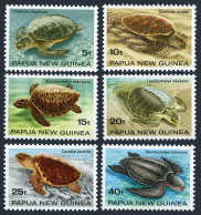 Papua New Guinea 592-597, MNH. Michel 467-472. Turtles 1984. - Papouasie-Nouvelle-Guinée