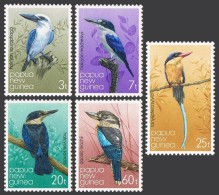Papua New Guinea 529-533, MNH. Mi 402-406. Birds 1981. Kingfishers, Kookaburra. - Papua New Guinea