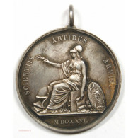 MEDAILLE – SCIENTIIS ARTIBUS ARMIS - SOREZE 1816 (2) - Professionnels / De Société