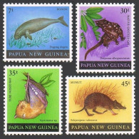 Papua New Guinea 525-528, MNH. Mi 398-401. Dugong, Native Cat, Tube-Nosed Bat, - Papouasie-Nouvelle-Guinée