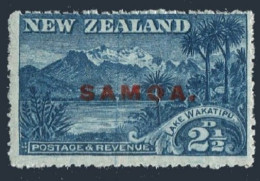 Samoa 117, Lightly Hinged. Mi 38. New Zealand Mount & Lake Overprinted, 1916. - Samoa