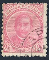 Samoa 14, Used. Michel 15. King Malietoa Laupepa, 1892. - Samoa