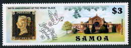 Samoa 775,MNH. Mi 700. Stamp World LONDON-1990.Penny Black,150.Alexandra Palace. - Samoa (Staat)