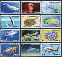 Samoa 1167-1178,MNH. Endangered Marine Life & Reptiles,2013. - Samoa