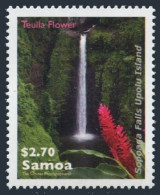 Samoa 1154,1155 Sheet, MNH. Sopoaga Falls & Teuila Flower, 2013. - Samoa