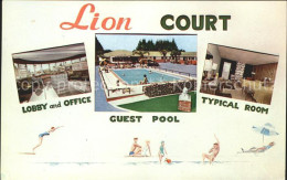 72060392 St_Augustine Lion Motor Court Lobby Office Swimming Pool - Sonstige & Ohne Zuordnung
