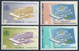 Samoa 255-258, MNH. Michel 141-144. New WHO Headquarters, Geneva, 1966. - Samoa (Staat)