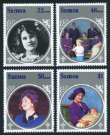 Samoa 649-652,653, MNH. Mi 565-569. Queen Mother Elizabeth, 85th Birthday. 1985. - Samoa (Staat)